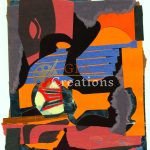 Fragmented Abstract Collage