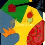 Vibrant Abstract Paper Collage