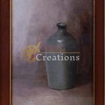 Muted Still Life with Grey Bottle