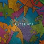 Vibrant Interlocking Shapes with Hidden Letters