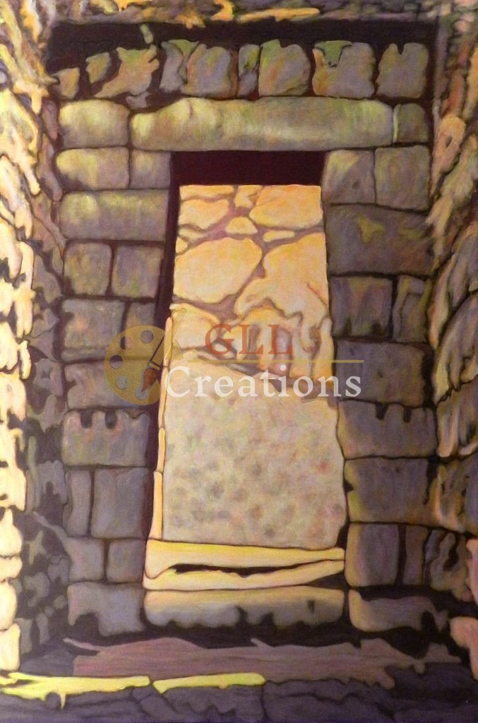 Light Through Ancient Stone Passage