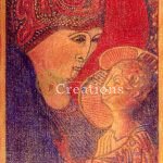 Madonna and Child in Pointillist Style
