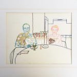 Smiling Couple at Table