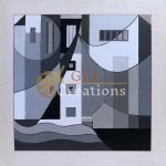Mission Bay Ii In Greyblackwhite Abstract 7029683987 O