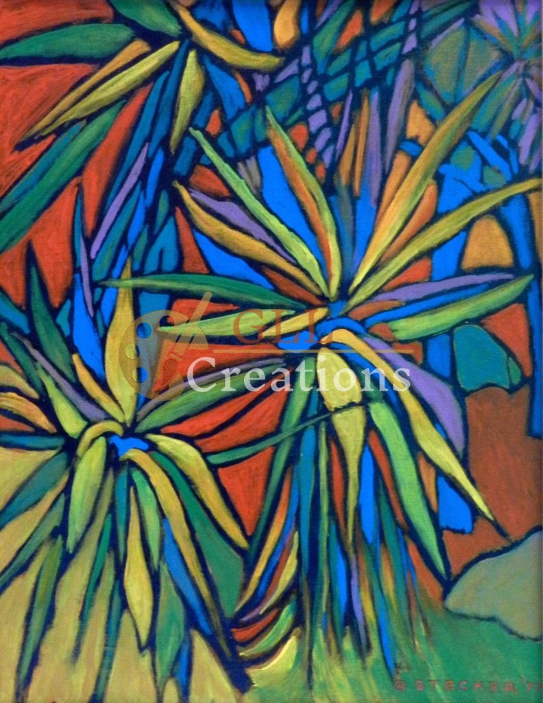 Vibrant Agave Forms