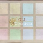 Twelve Pastel Textured Rectangles