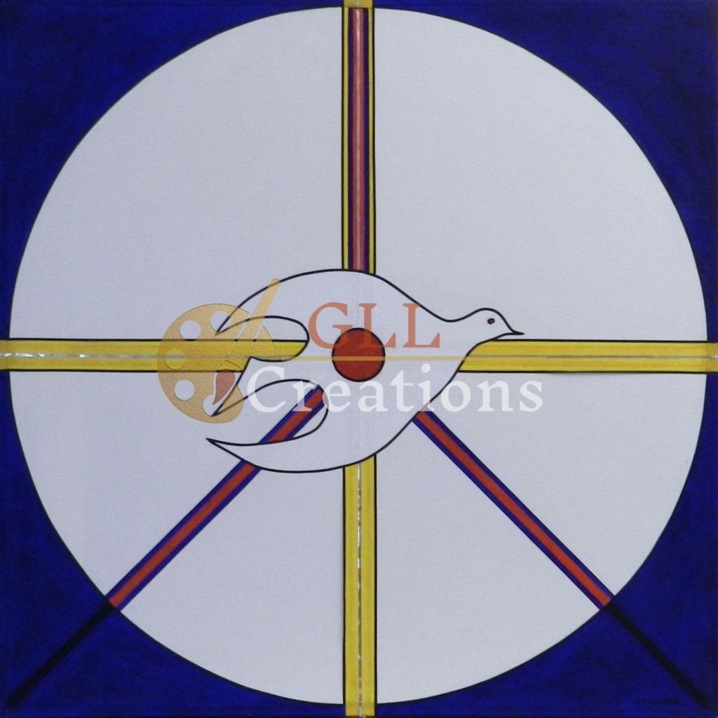 Peace Dove within Cosmic Cross