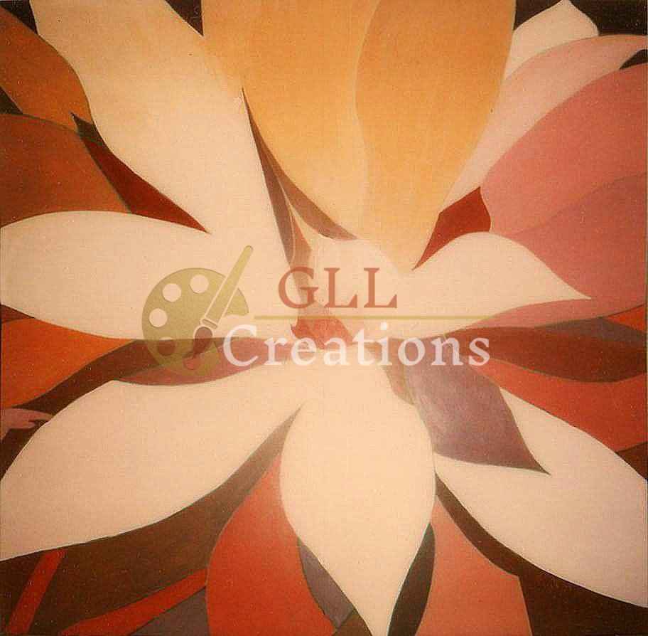 Warm Floral Abstraction