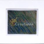 Dynamic Diagonal Strokes in Textured Abstract