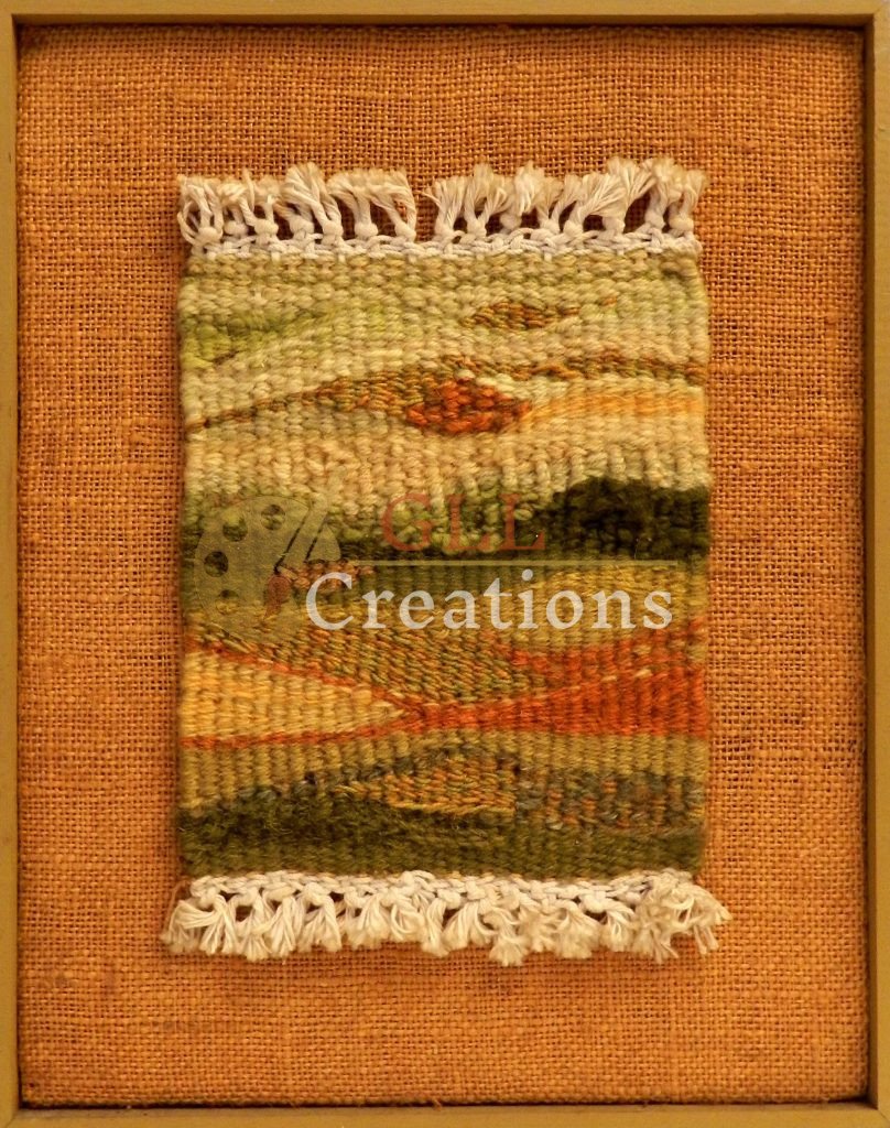 Rustic Woven Landscape Tapestry