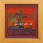 Fiery Grove Abstract