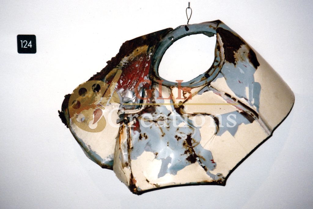Fragmented Form: Rusted and Distorted Metal