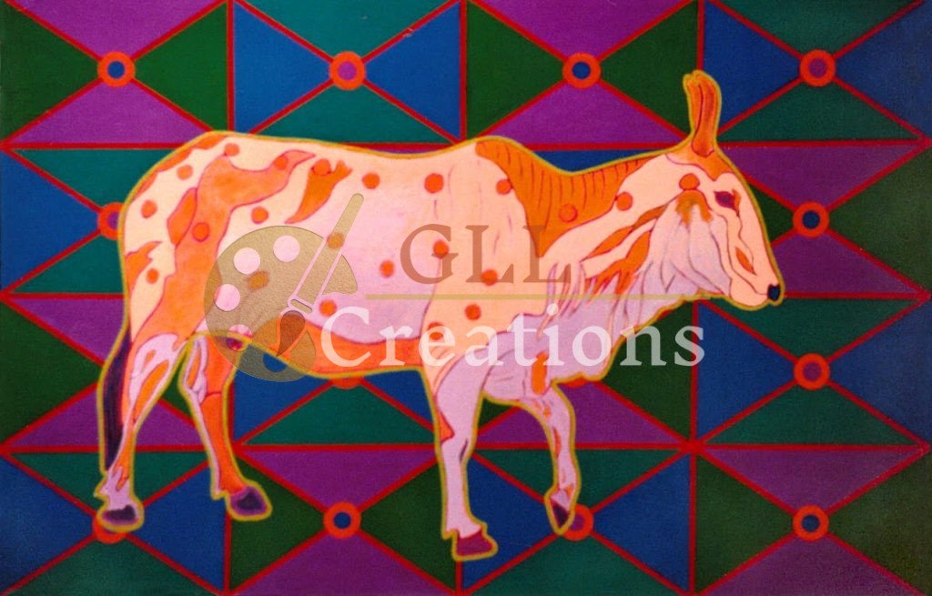 Sacred Beast Series Vi Spotted Cow Jaipur 8536050819 O