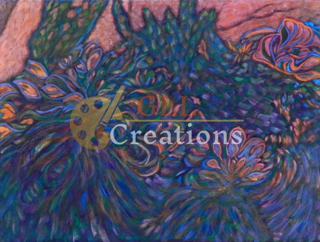 Untitled Blue Green Warm Tones 7029666735 O