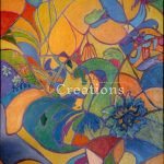 Vibrant Organic Abstraction