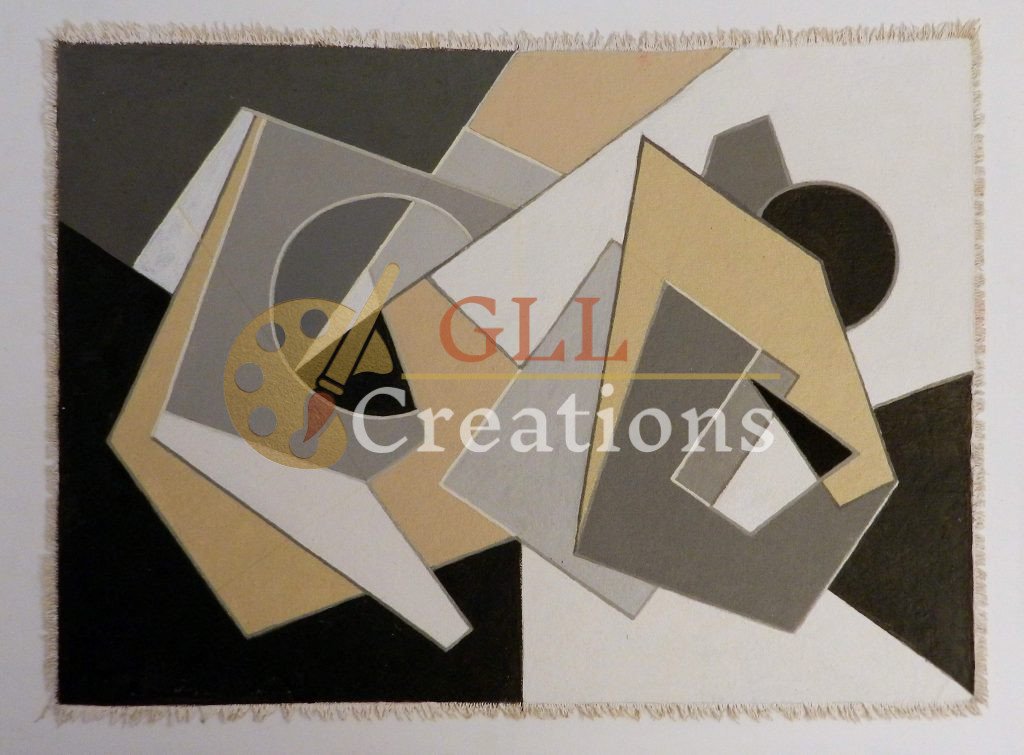 Untitled Fringed Grey Black Tan Abstract On Canvas 7029684315 O Scaled