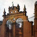 Intricate Building Facade with Tower