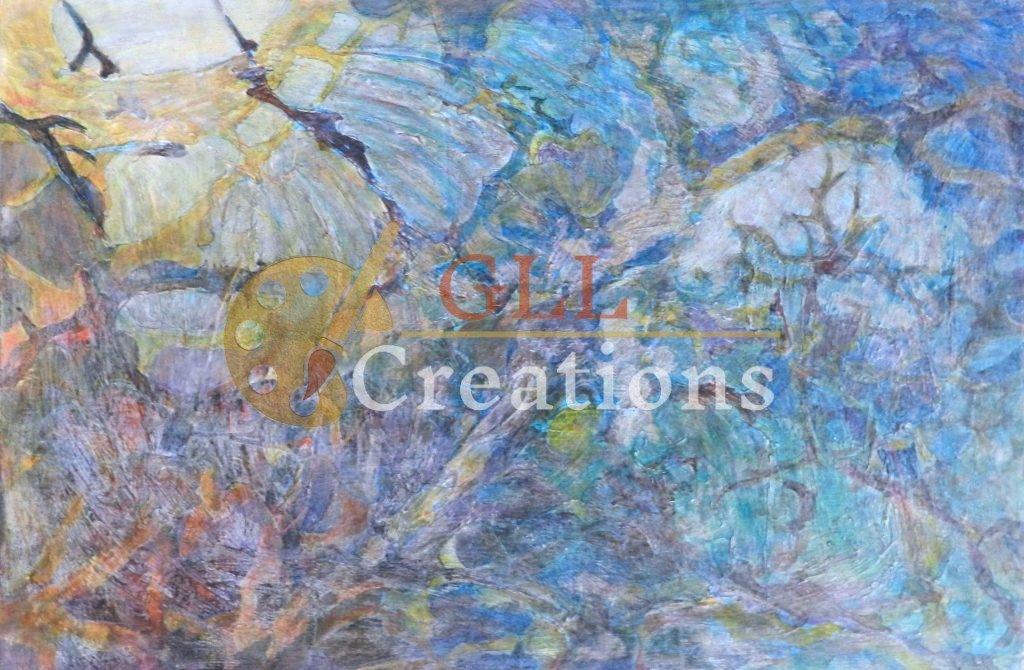 Untitled Textured Paint Blue Green Gold Hues 7029659315 O Scaled