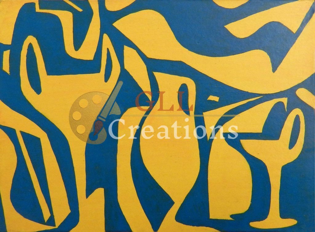 Vessels in Blue and Yellow