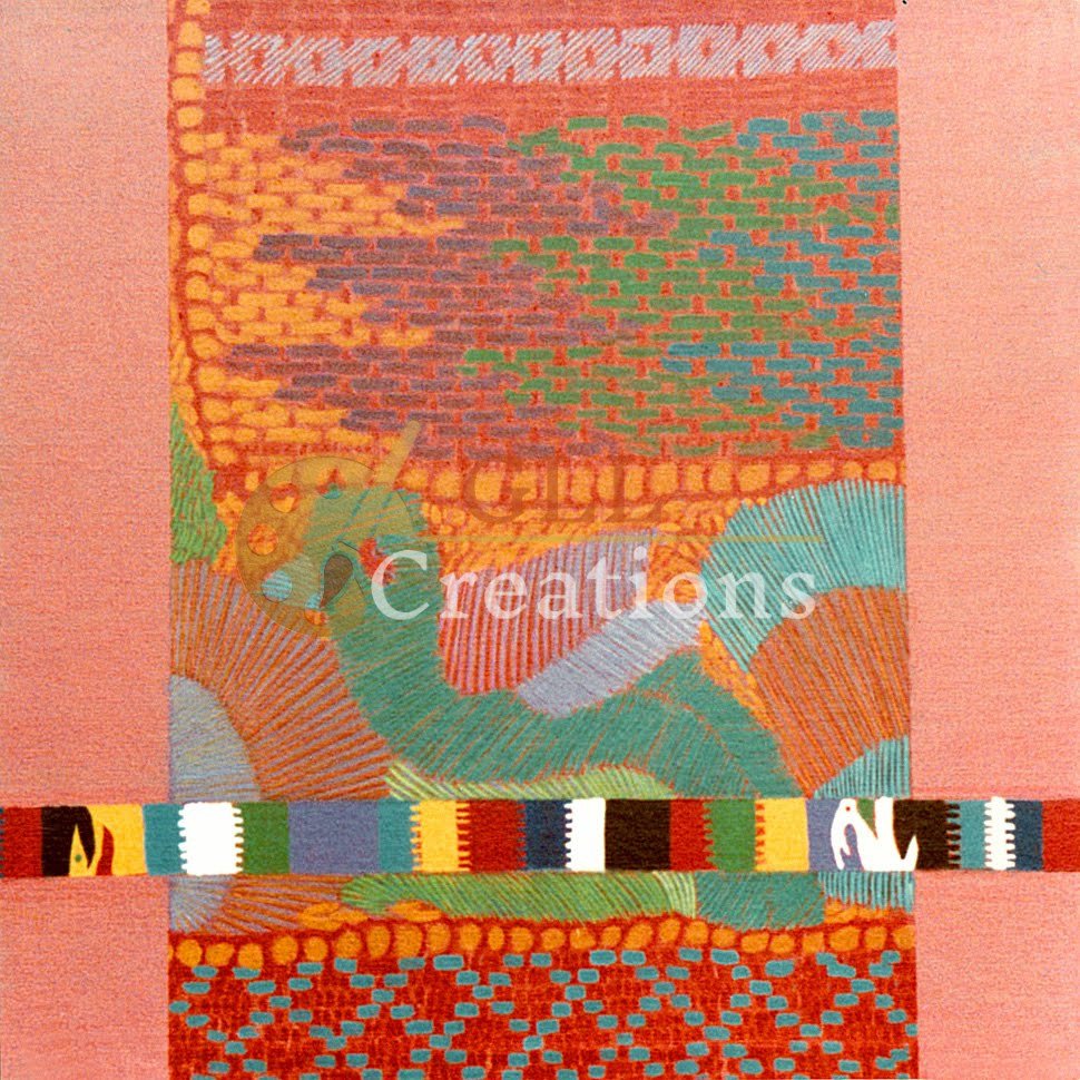 Abstract Tapestry of Vibrant Patterns