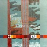 Textile Abstract: Verticality and Pattern