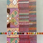 Woven Mosaic of Colors and Textures